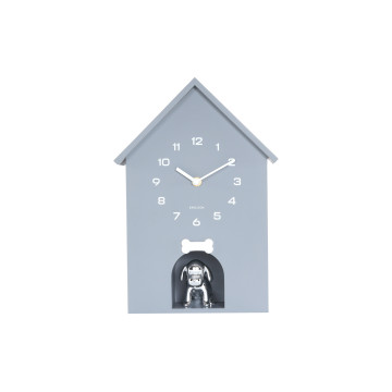 Nástenné hodiny Dog House Karlsson KA6096GY, 27cm
